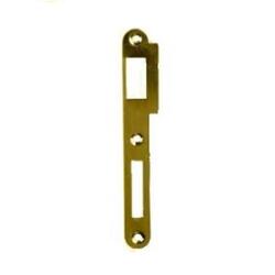 Protiplech dveřní K 180 Pravý, pro zámek s roztečí 72 mm, žlutý zinek - 1