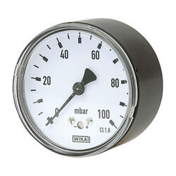 Manometr pro nízké tlaky MKZ 100 mm 1/2" -100 až 0 mbar