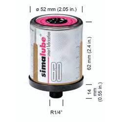 Automatická maznice Simalube SL24-60 - vysokoteplotní mazací tuk -30°C až 150°C - 2